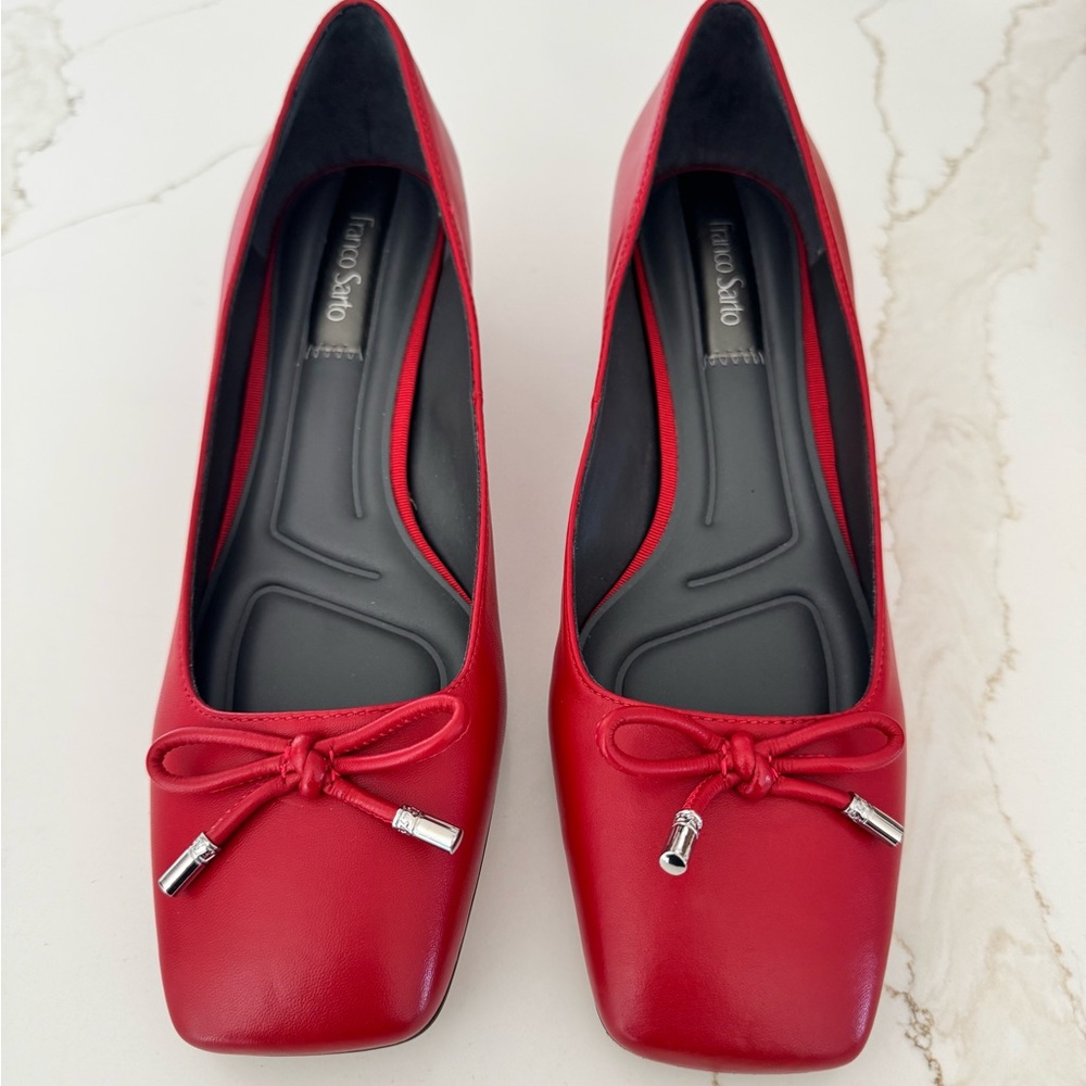 Franco Sarto Red Square-Toe Heels